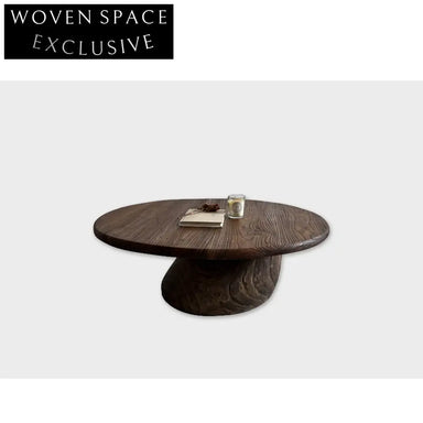 Wabi Sabi Antique Solid Camphora Wood Tatami Coffee Table