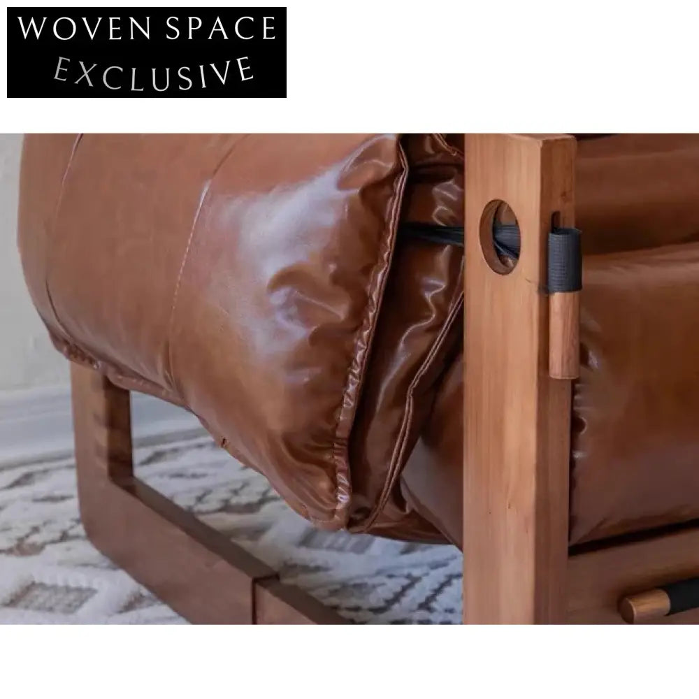 Wabi Sabi Ash Wood Upholstered Elegant Leisure Dining Chair