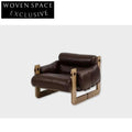 Wabi Sabi Ash Wood Upholstered Elegant Leisure Dining Chair