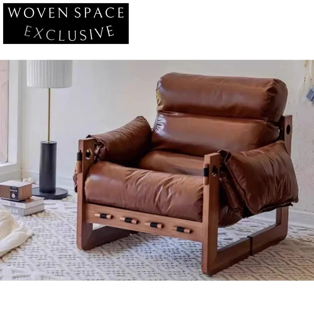 Wabi Sabi Ash Wood Upholstered Elegant Leisure Dining Chair