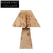 Wabi Sabi Burl Wood LED Table Lamp for Modern Bedroom Reading Lighting