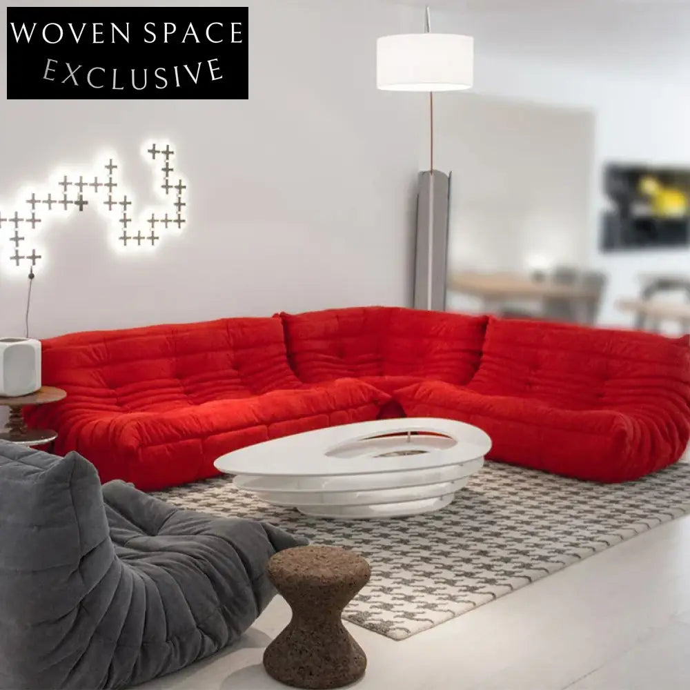 Wabi-sabi Dark Wood Hollow Shape Modern Living Room Coffee Table Set