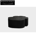 Wabi Sabi Four-leaf Clover Solid Wood Handcrafted Coffee Table