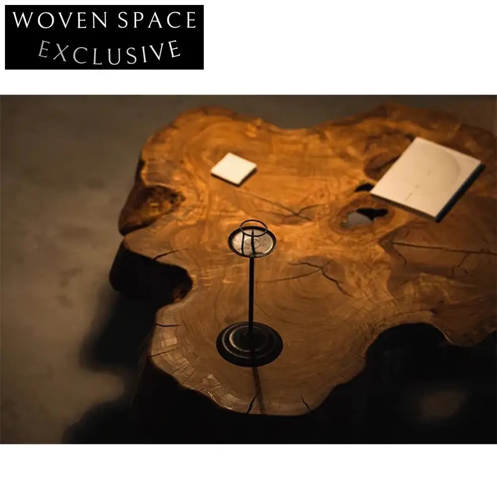 Wabi Sabi Handmade Irregular Natural Solid Wood Coffee Table