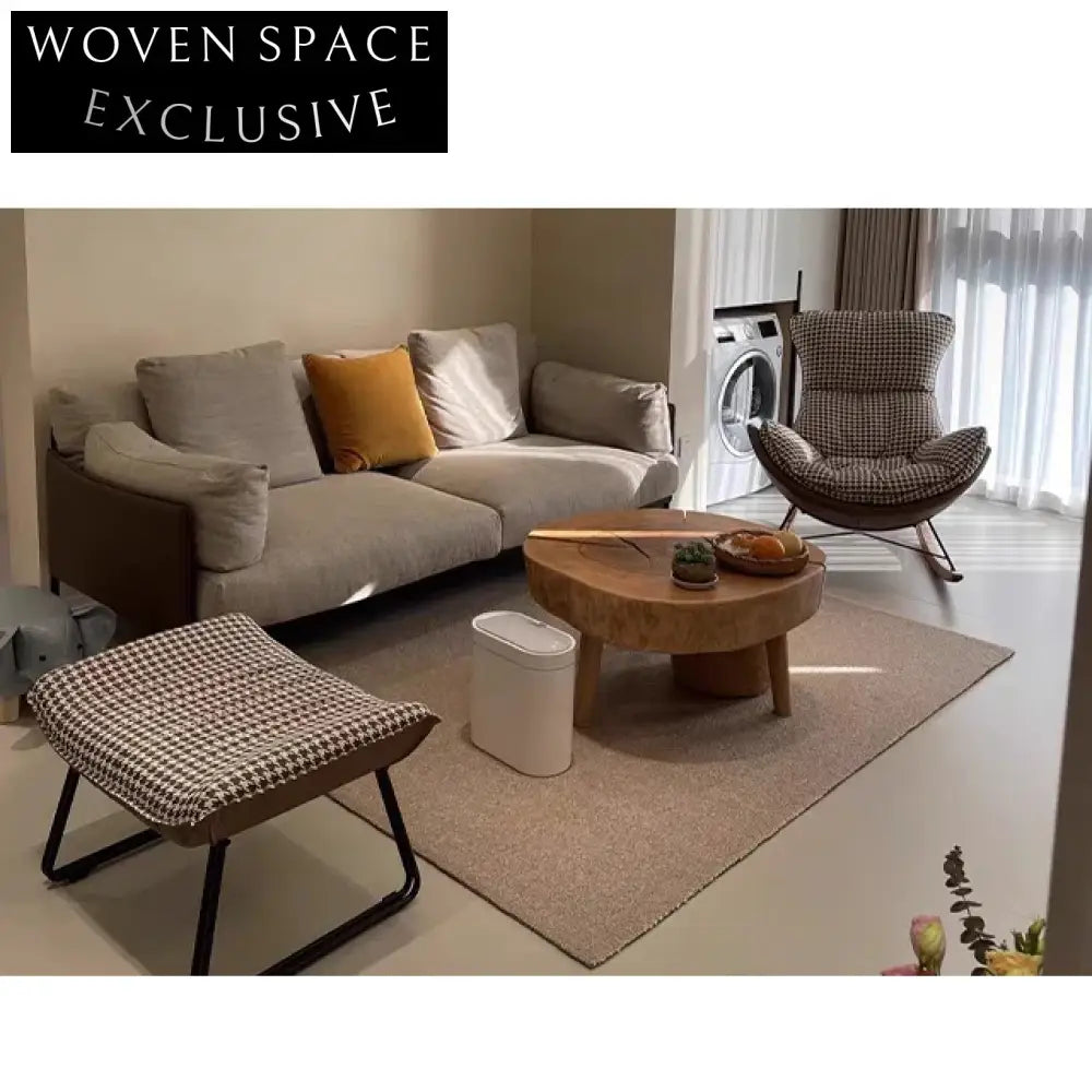 Wabi Sabi Irregular Natural Solid Wood Low Coffee Table