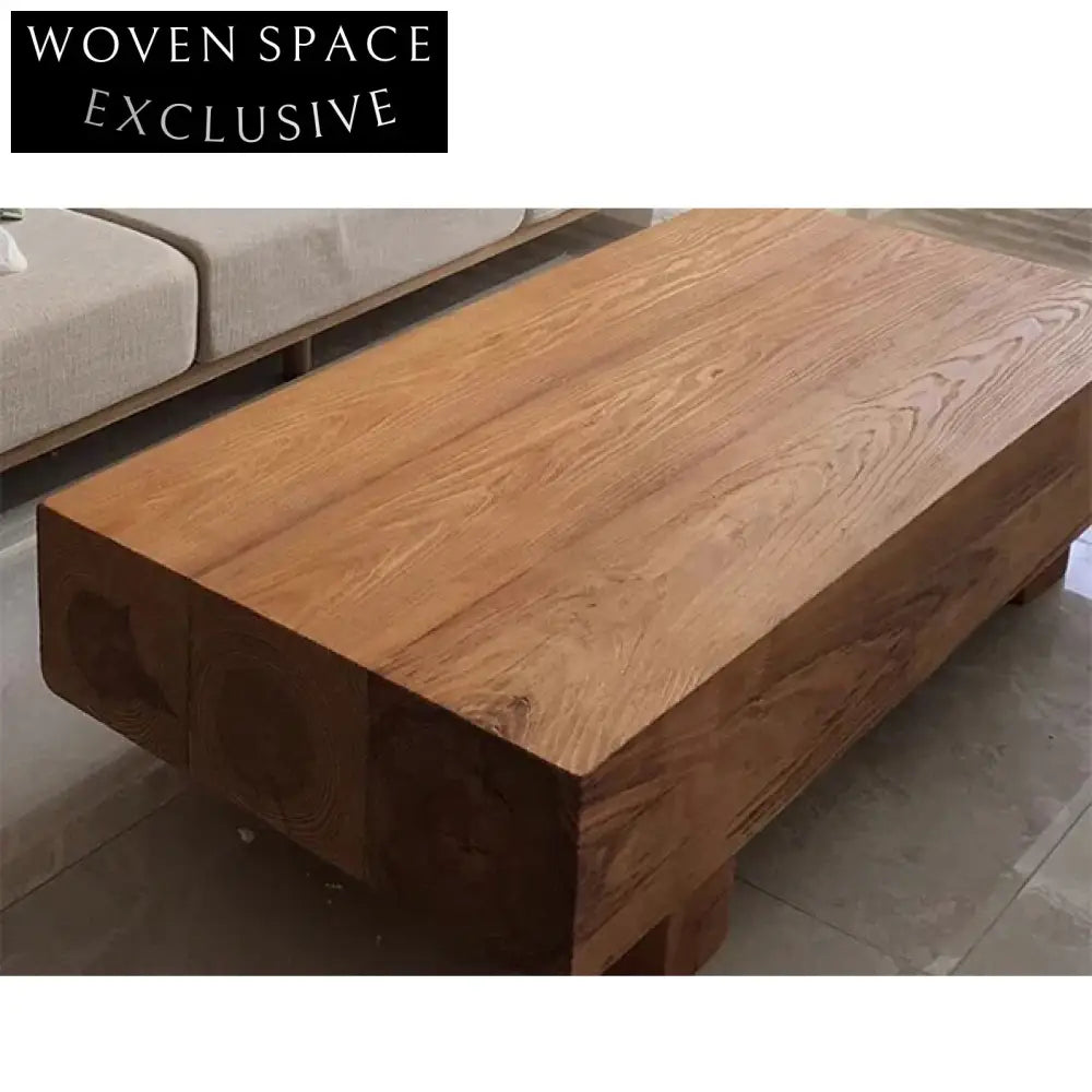 Wabi Sabi Low Tatami Handmade Solid Wood Eco-Friendly Coffee Table
