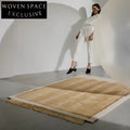 Wabi Sabi Retro Tassel Area Rug - Thick Polyester Niche Design Floor Carpet