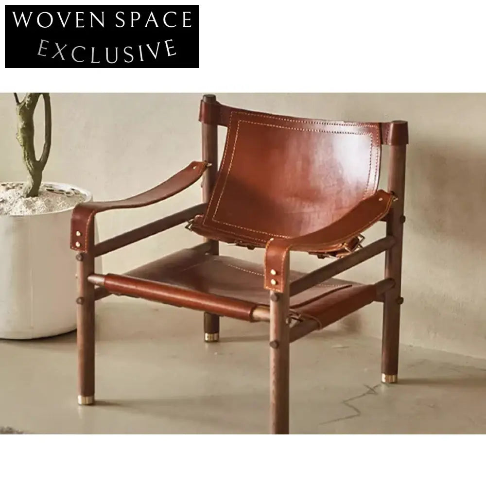 Wabi Sabi Solid Ash Wood Minimalist Fabric Upholstered Leisure Chair