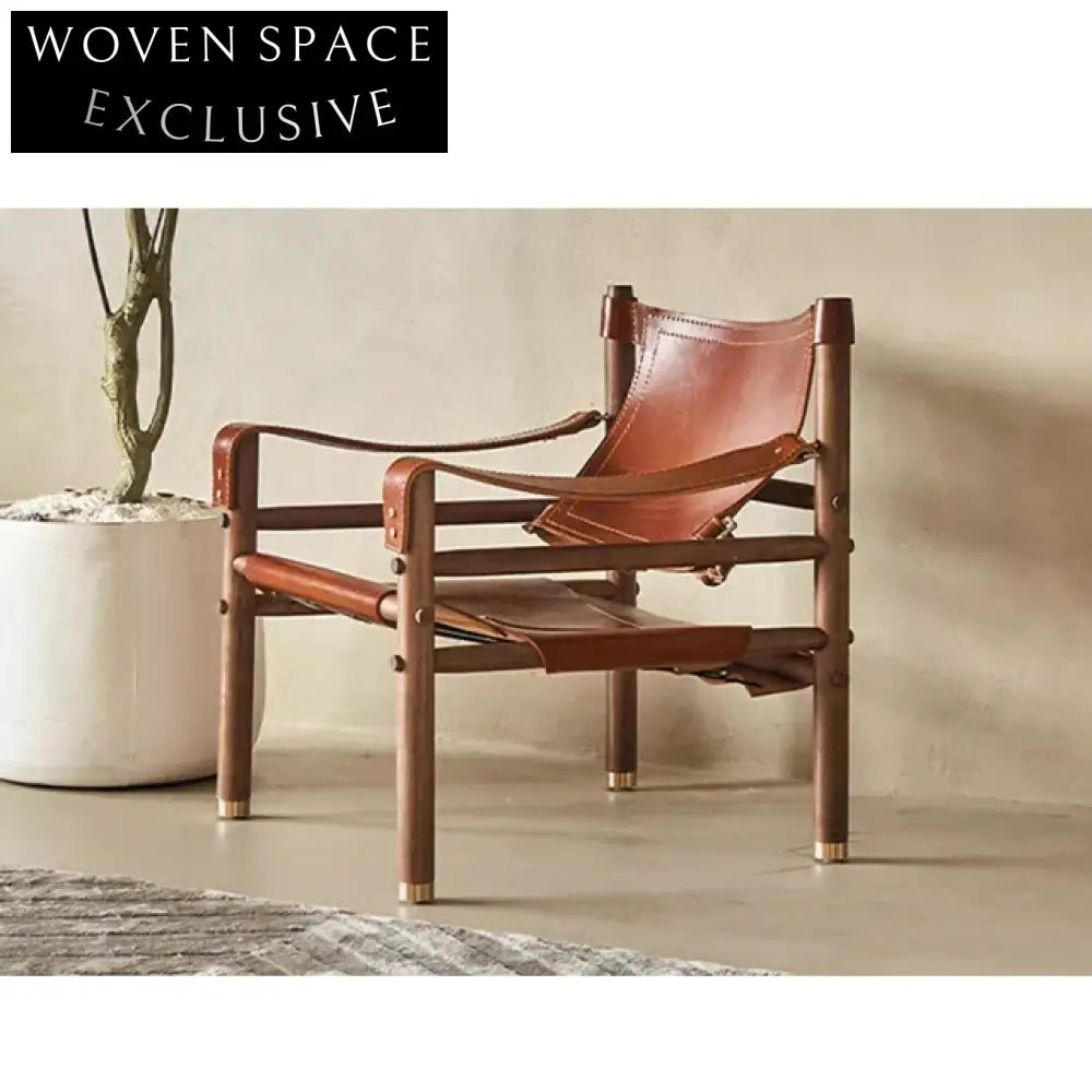 Wabi Sabi Solid Ash Wood Minimalist Fabric Upholstered Leisure Chair