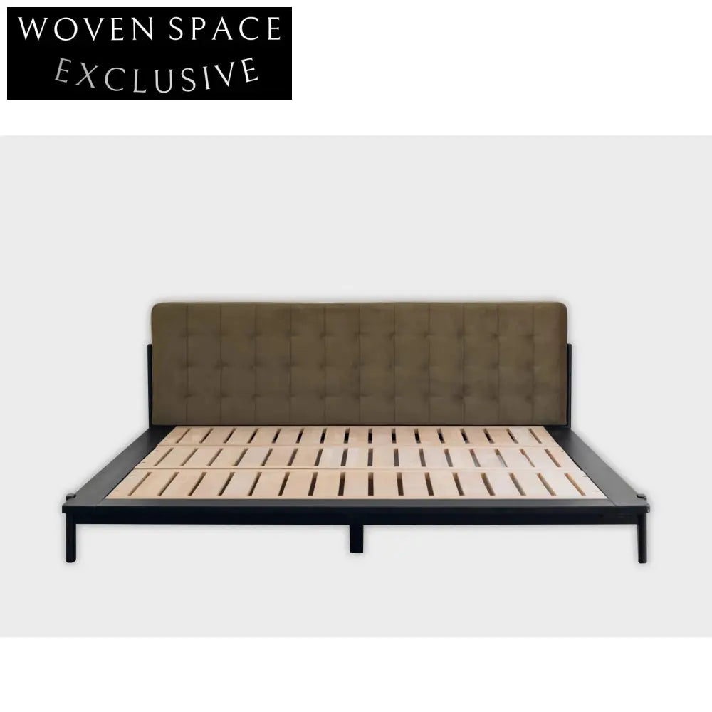 Wabi Sabi Solid Elm Wood Fabric Upholstered Elegant Dining Chair