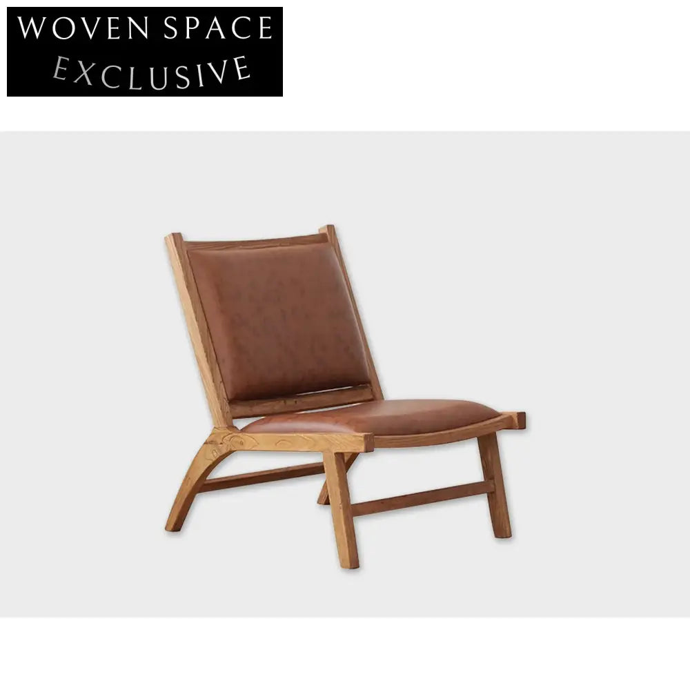 Wabi Sabi Solid Elm Wood Waterproof Indoor Dining Chair