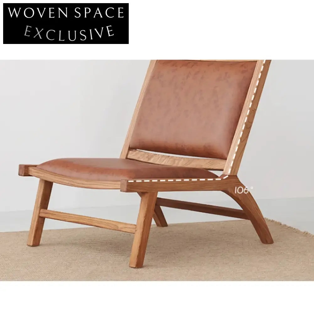 Wabi Sabi Solid Elm Wood Waterproof Indoor Dining Chair