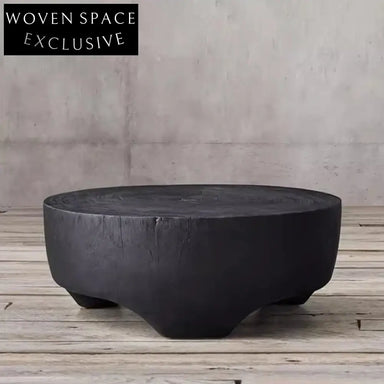 Wabi Sabi Solid Pine Wood Low Height Center Living Room Coffee Table