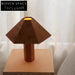 Wabi Sabi Solid Wood LED Reading Nordic Bedroom Table Lamp