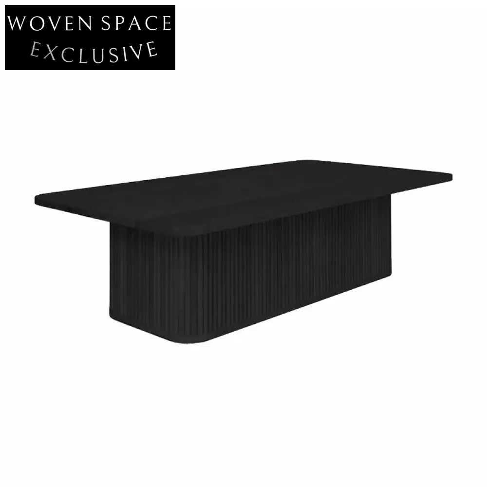 Wabi-Sabi Solid Wood Rectangular Modern Living Room Coffee Table