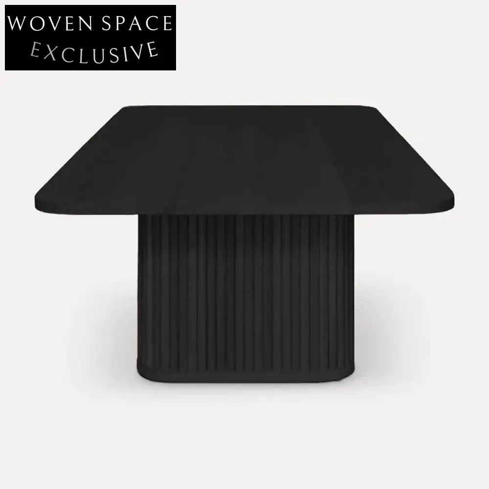 Wabi-Sabi Solid Wood Rectangular Modern Living Room Coffee Table