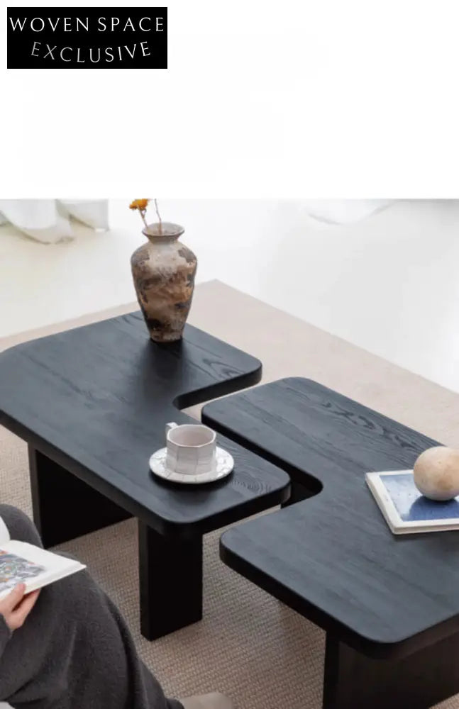Wabi Sabi Style Solid Wood Coffee Table