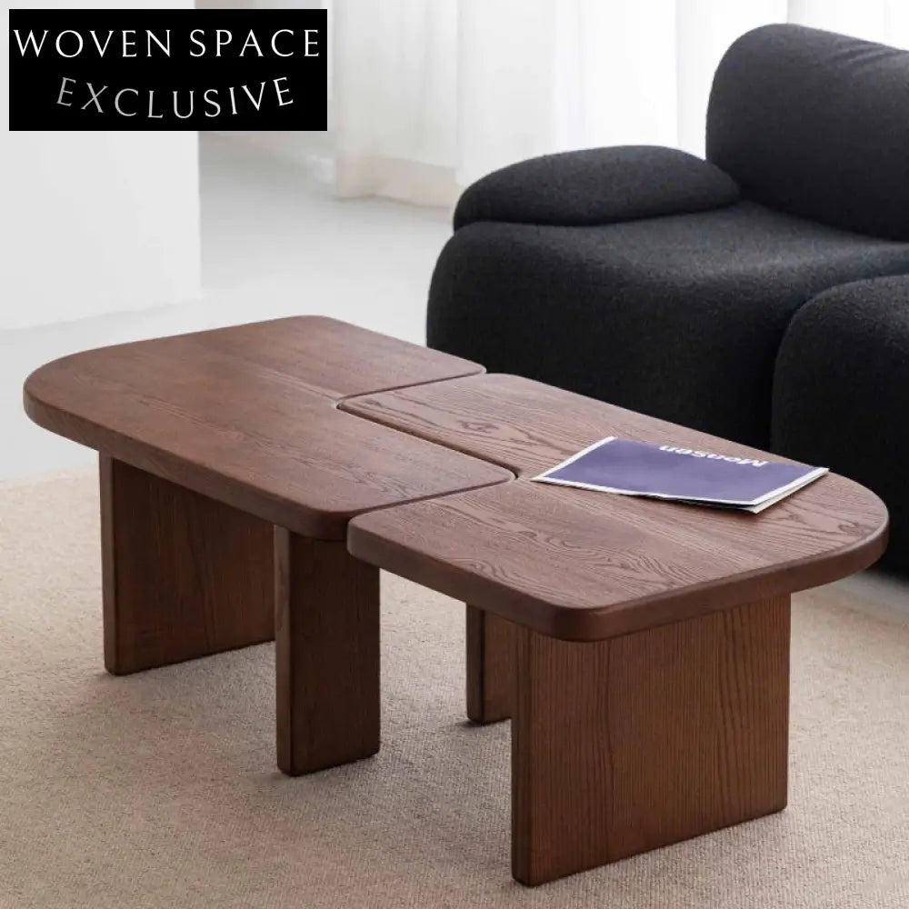 Wabi Sabi Style Solid Wood Coffee Table