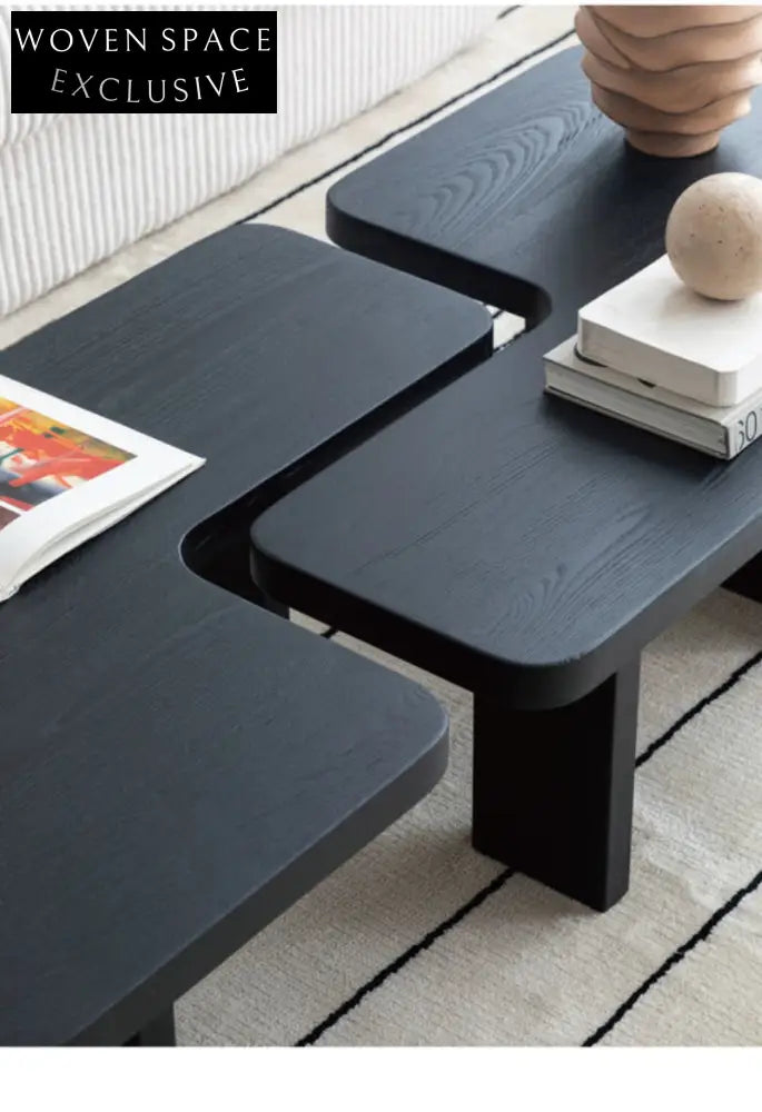 Wabi Sabi Style Solid Wood Coffee Table