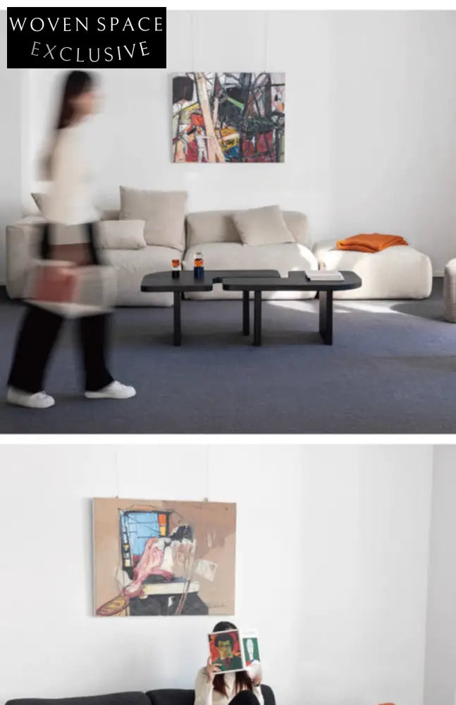 Wabi Sabi Style Solid Wood Coffee Table