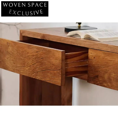 Wabi Sabi Vintage Wood Wall Display Long Hallway Console Table