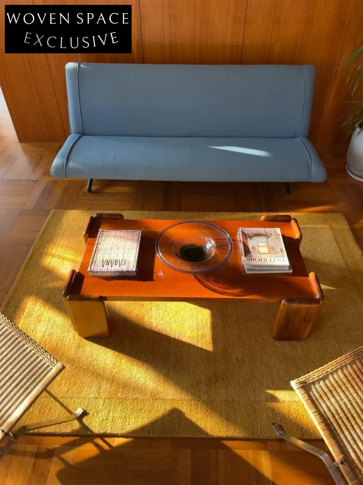 Walnut Coffee Table by Mario Marenco