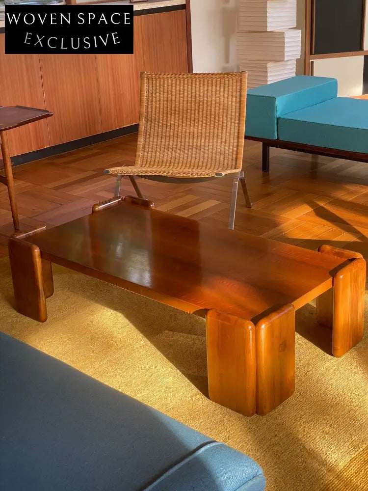 Walnut Coffee Table by Mario Marenco