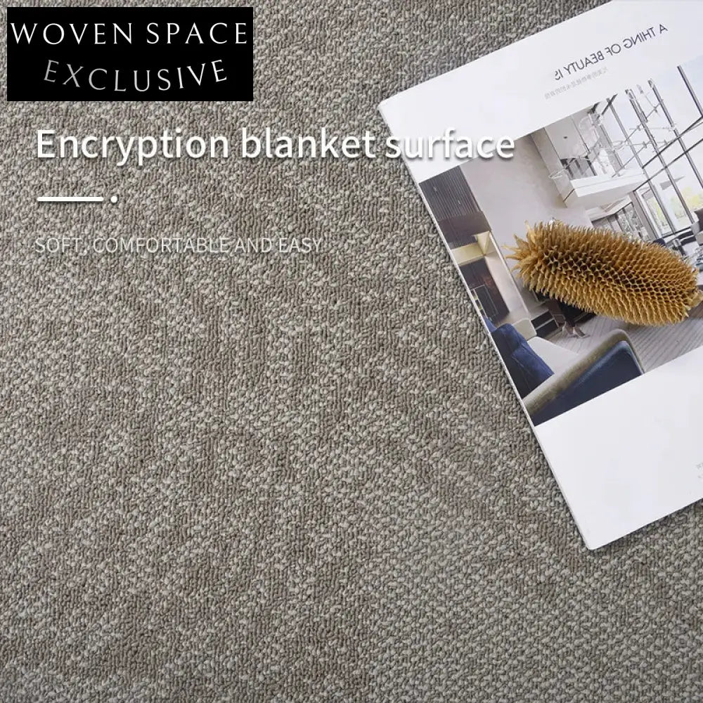 Washable Commercial Loop Pile Durable Machine-Made Carpet Tiles