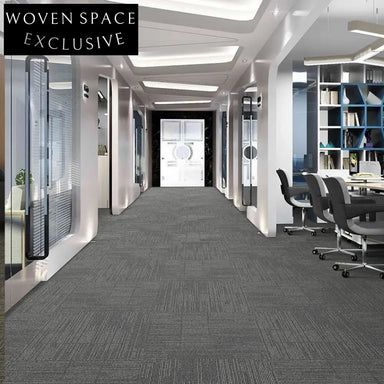 Washable Commercial Loop Pile Durable Machine-Made Carpet Tiles