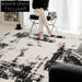 Waterproof Stain-Resistant Silk Abstract Italian Ink Style Living Room Carpet