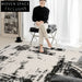 Waterproof Stain-Resistant Silk Abstract Italian Ink Style Living Room Carpet