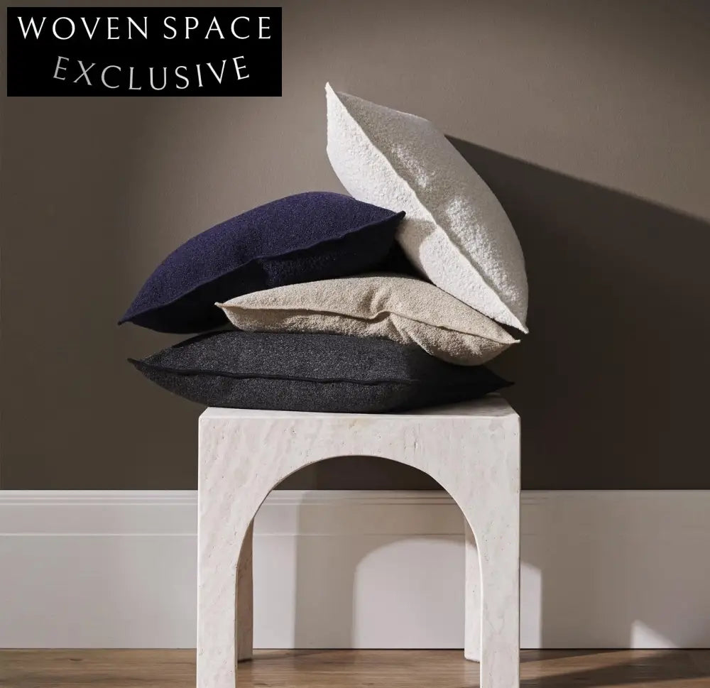 Weave Alberto Cushion - Onyx Cushion