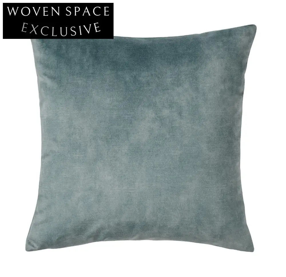 Weave Ava Cushion - Aqua CAV91AQUA