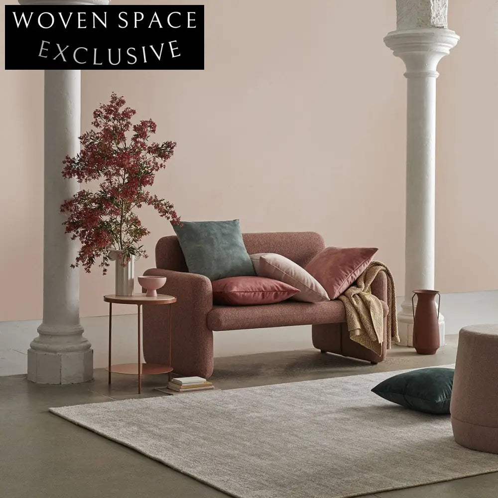 Weave Ava Cushion - Blush Cushion