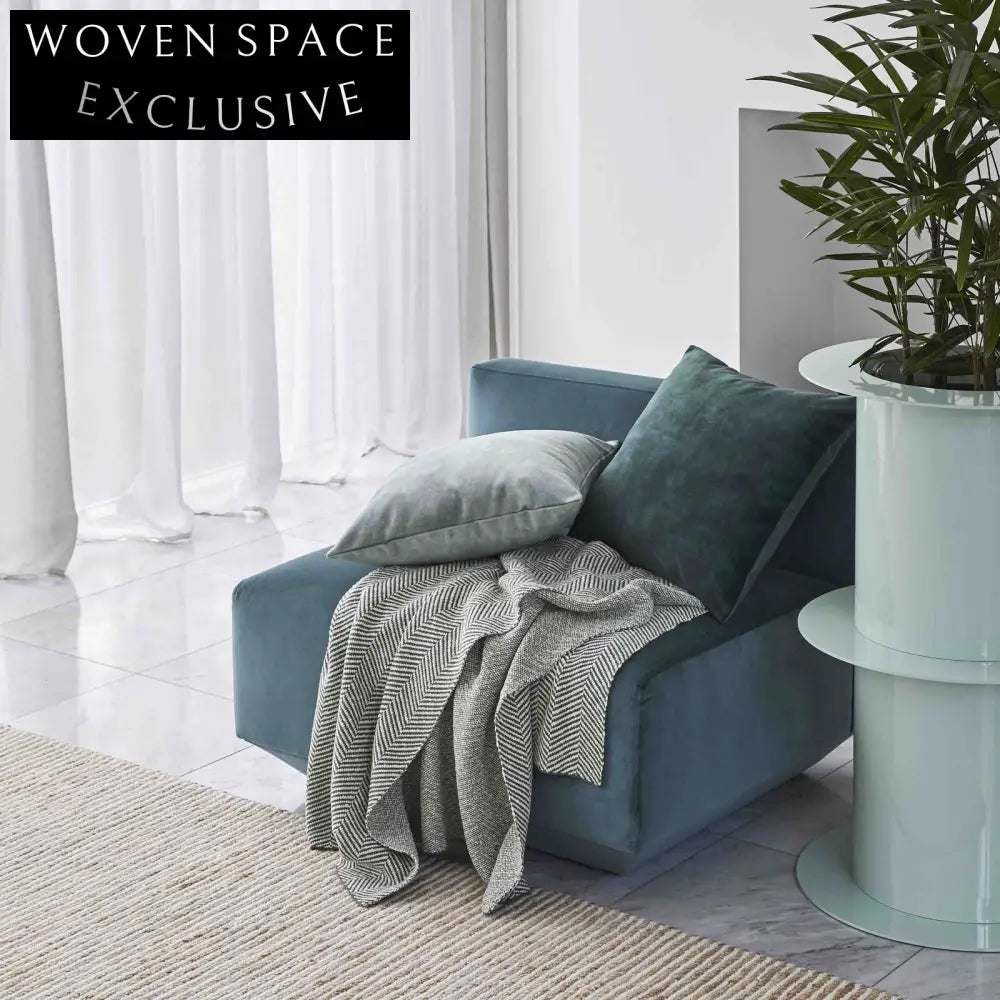 Weave Ava Cushion - Emerald Cushion