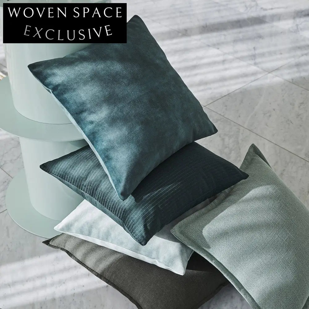 Weave Ava Cushion - Emerald Cushion