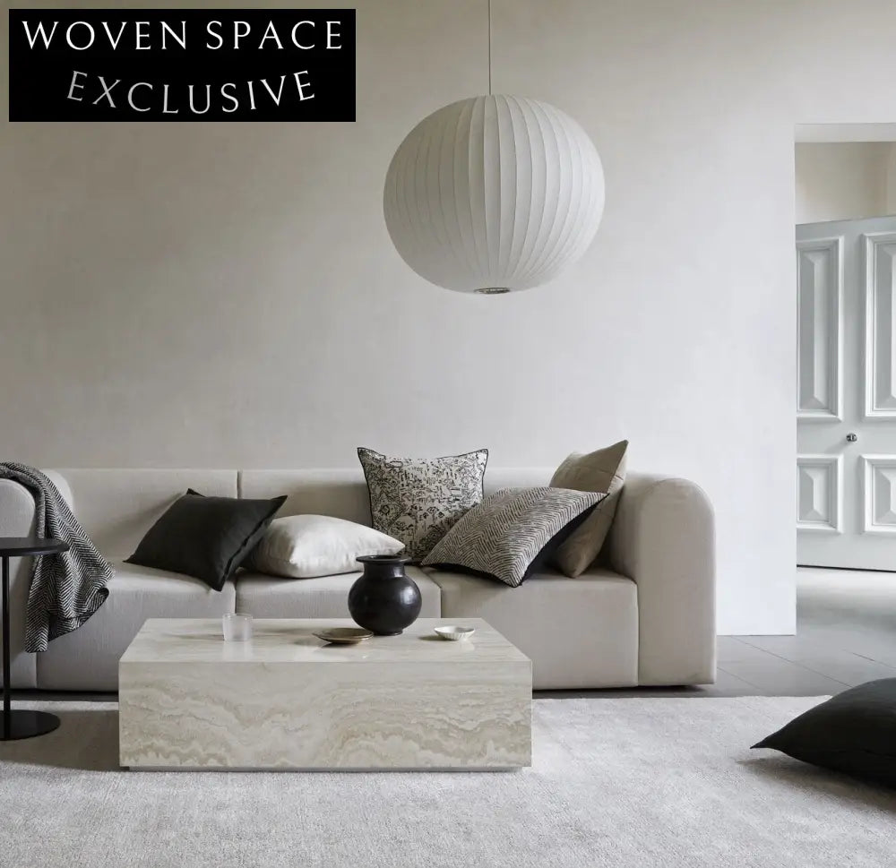 Weave Como Lumbar Cushion - Shadow Cushion