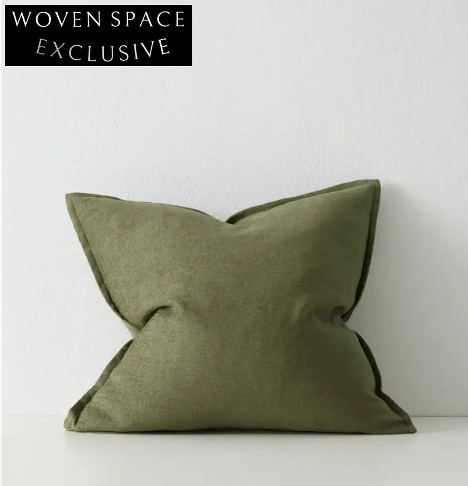 Weave Fiore - Olive Cushion
