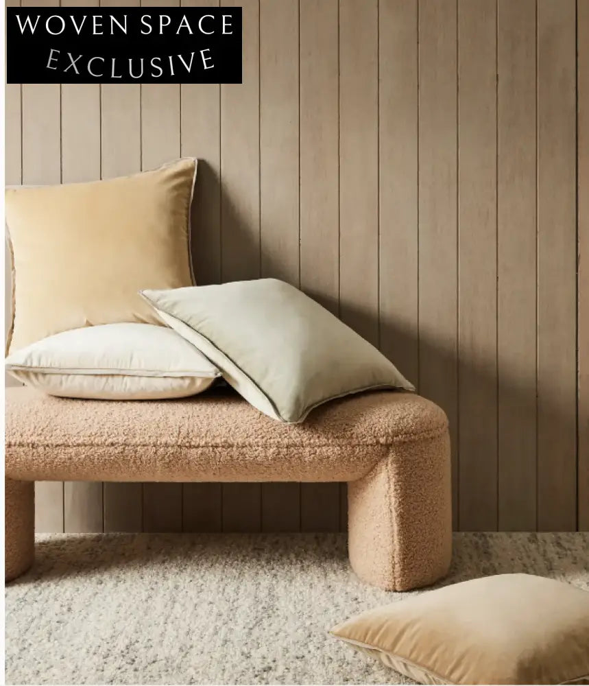 Weave Francesca - Mustard Cushion