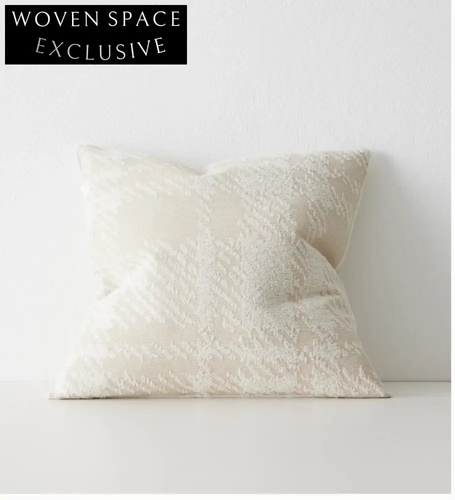 Weave Sienne - Macadamia Cushion