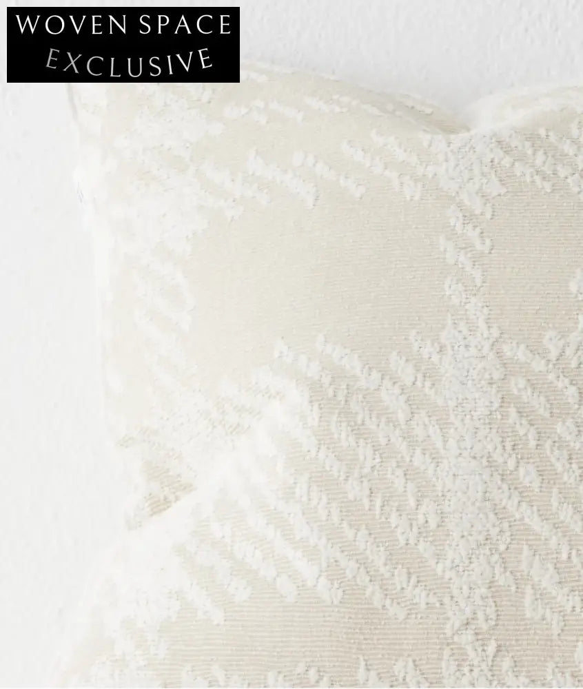 Weave Sienne - Macadamia Cushion