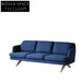 Chic Boucle Nordic Three-Seater Sofa: Modern Wooden Frame Living Room Furniture