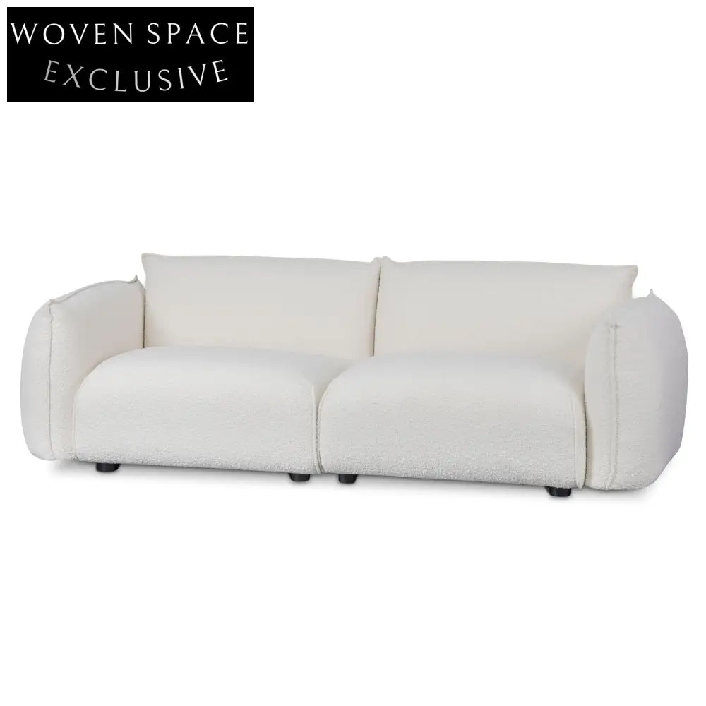 CLC8177-IG 3 Seater Sofa - White Wash Boucle