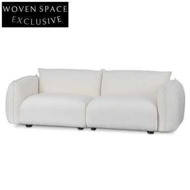 CLC8177-IG 3 Seater Sofa - White Wash Boucle