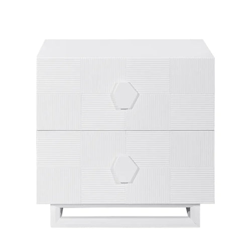 alton white bedside table