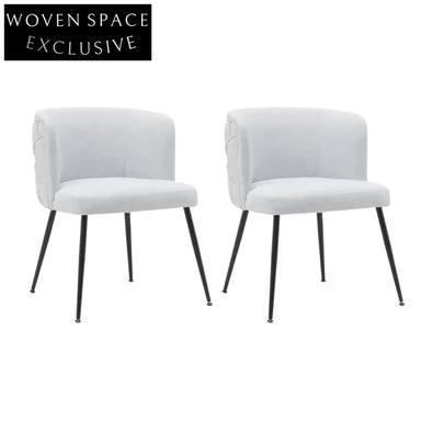 Whitney Dining Chair Set of 2 - Dusk Grey