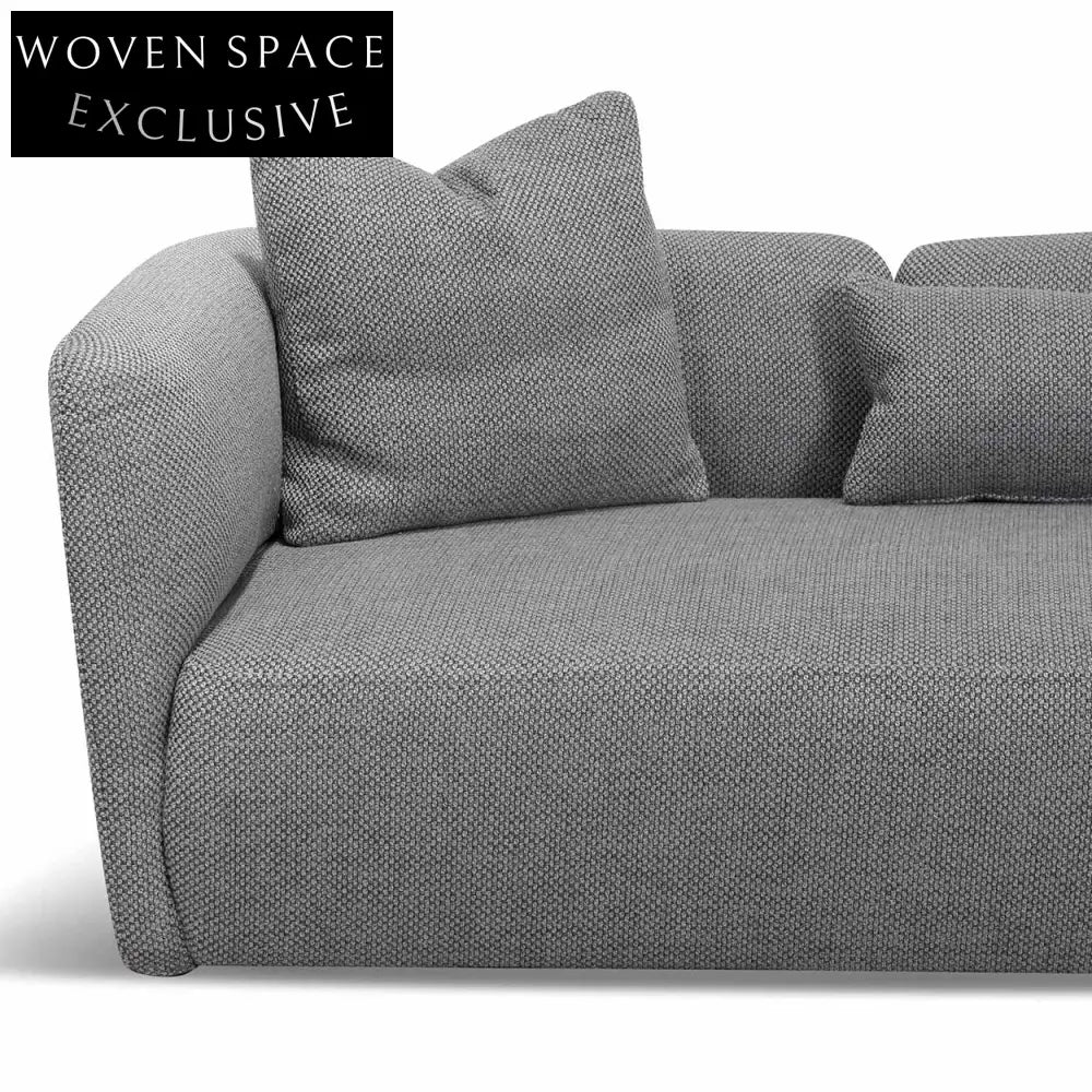 William 3 Seater Fabric Sofa - Noble Grey Sofas