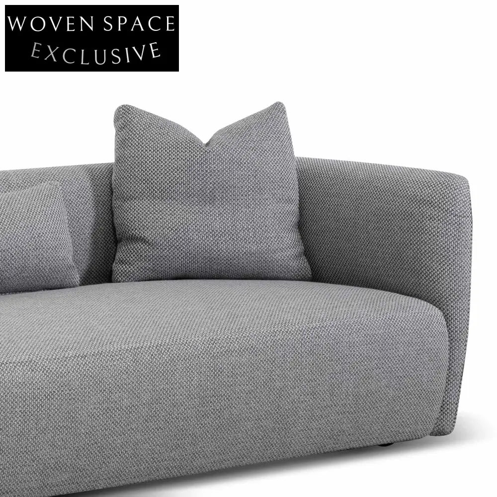 William 3 Seater Fabric Sofa - Noble Grey Sofas