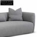 William 3 Seater Fabric Sofa - Noble Grey Sofas