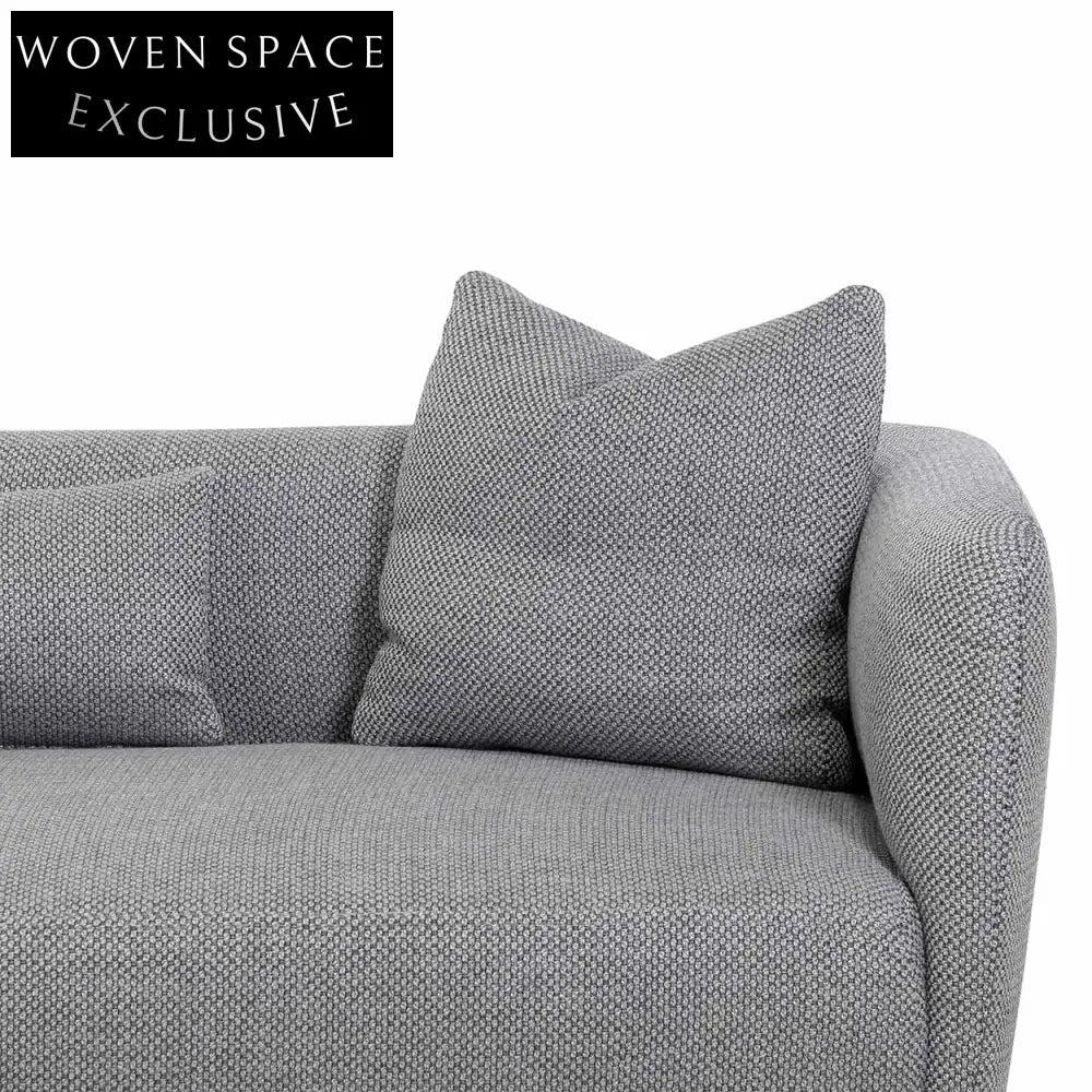 William 3 Seater Fabric Sofa - Noble Grey Sofas